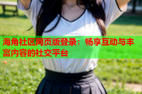 海角社区网页版登录：畅享互动与丰富内容的社交平台