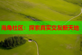 海角社区：探索真实交友新天地
