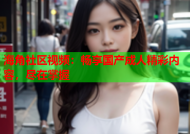 海角社区视频：畅享国产成人精彩内容，尽在掌握