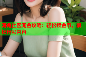 海角社区淘金攻略：轻松领金币，解锁精彩内容