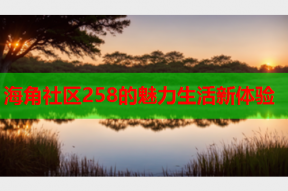 海角社区258的魅力生活新体验
