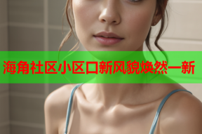 海角社区小区口新风貌焕然一新