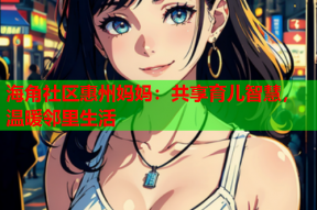 海角社区惠州妈妈：共享育儿智慧，温暖邻里生活
