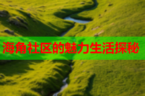 海角社区的魅力生活探秘