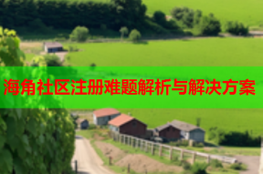 海角社区注册难题解析与解决方案