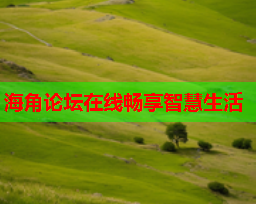 海角论坛在线畅享智慧生活  第1张