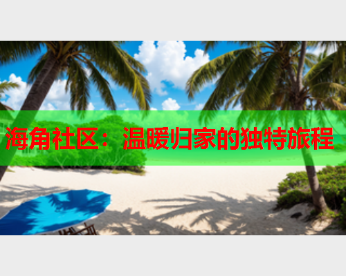 海角社区：温暖归家的独特旅程  第2张