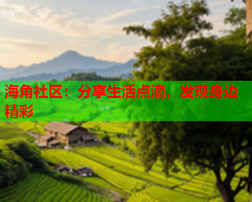 海角社区：分享生活点滴，发现身边精彩  第1张