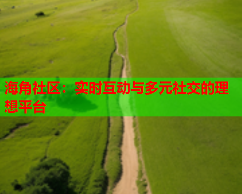 海角社区：实时互动与多元社交的理想平台  第1张